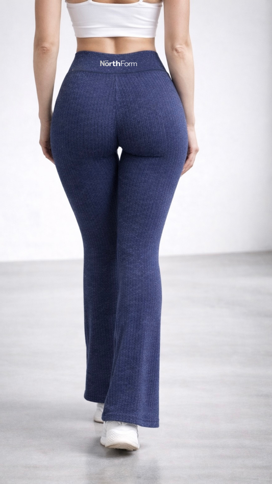 NörthForm Sculpt Flare Leggings – Blue Edition