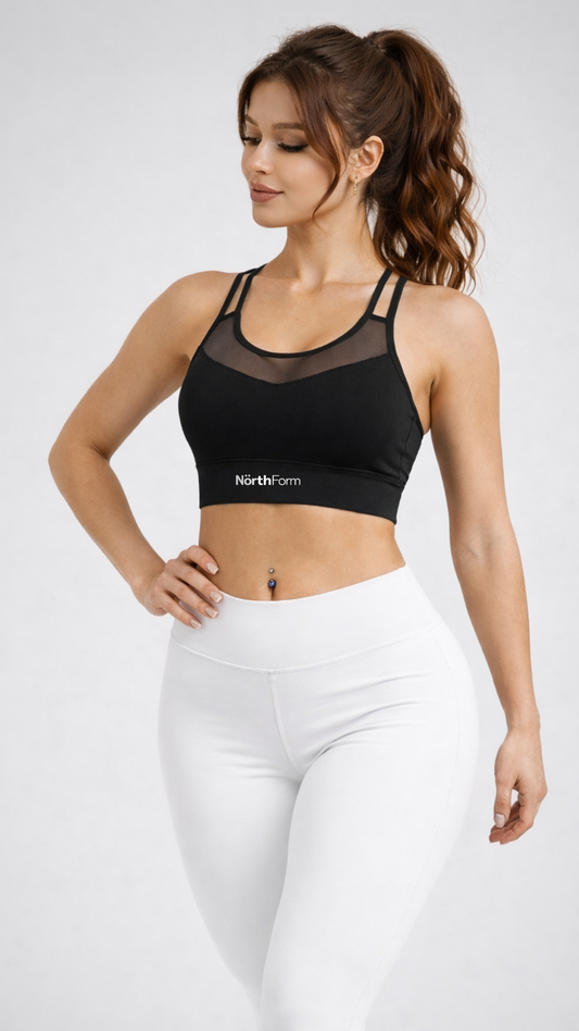 Flow Mesh Top - Black