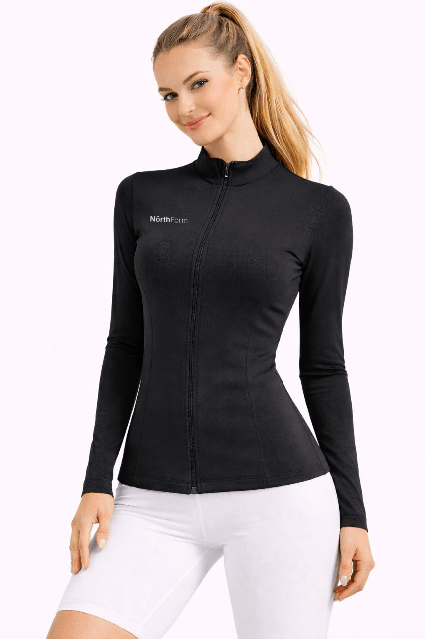 Core Zip Jacket - Black - NörthForm ApS