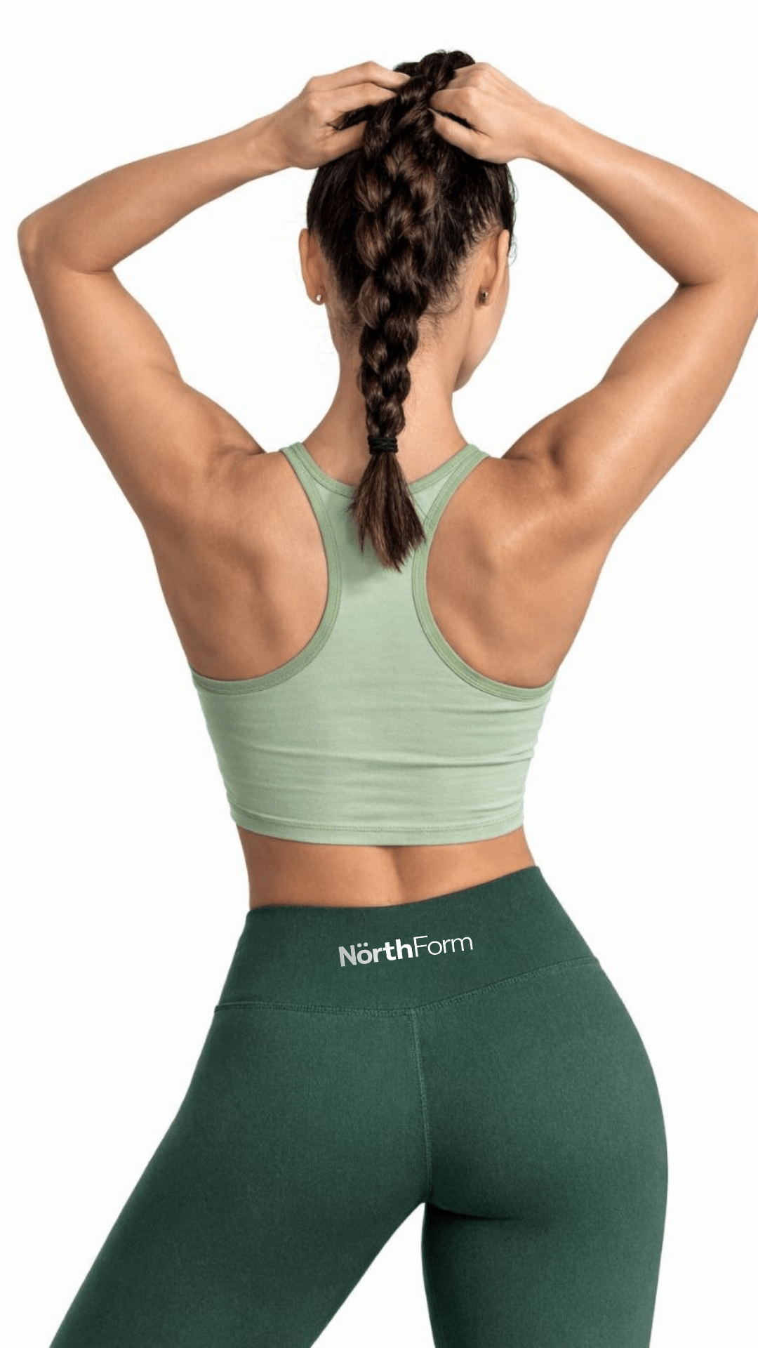 NörthForm Sculpt Contour Tank Top - Matcha - NörthForm ApS
