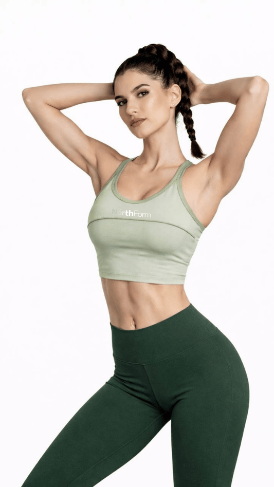 NörthForm Sculpt Contour Tank Top - Matcha - NörthForm ApS