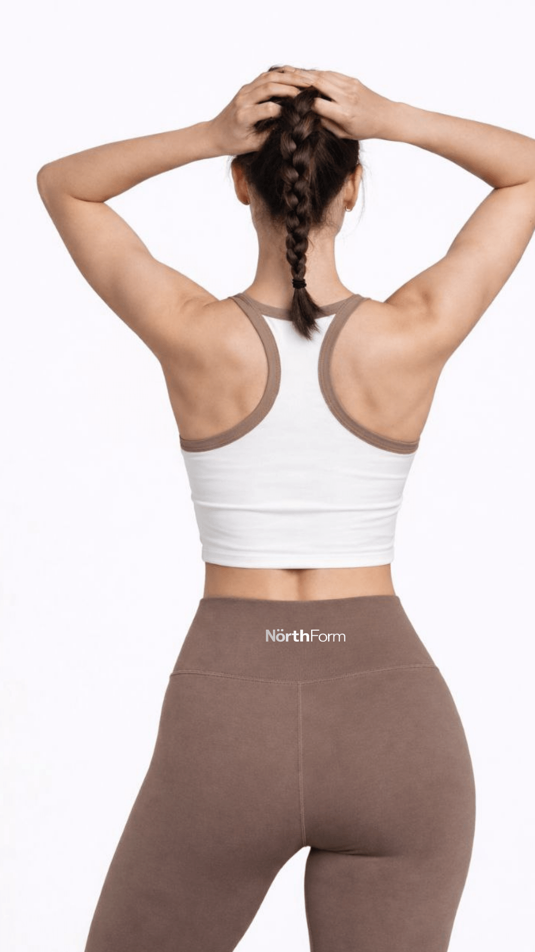 NörthForm Sculpt Contour Tank Top - Milkky - NörthForm ApS