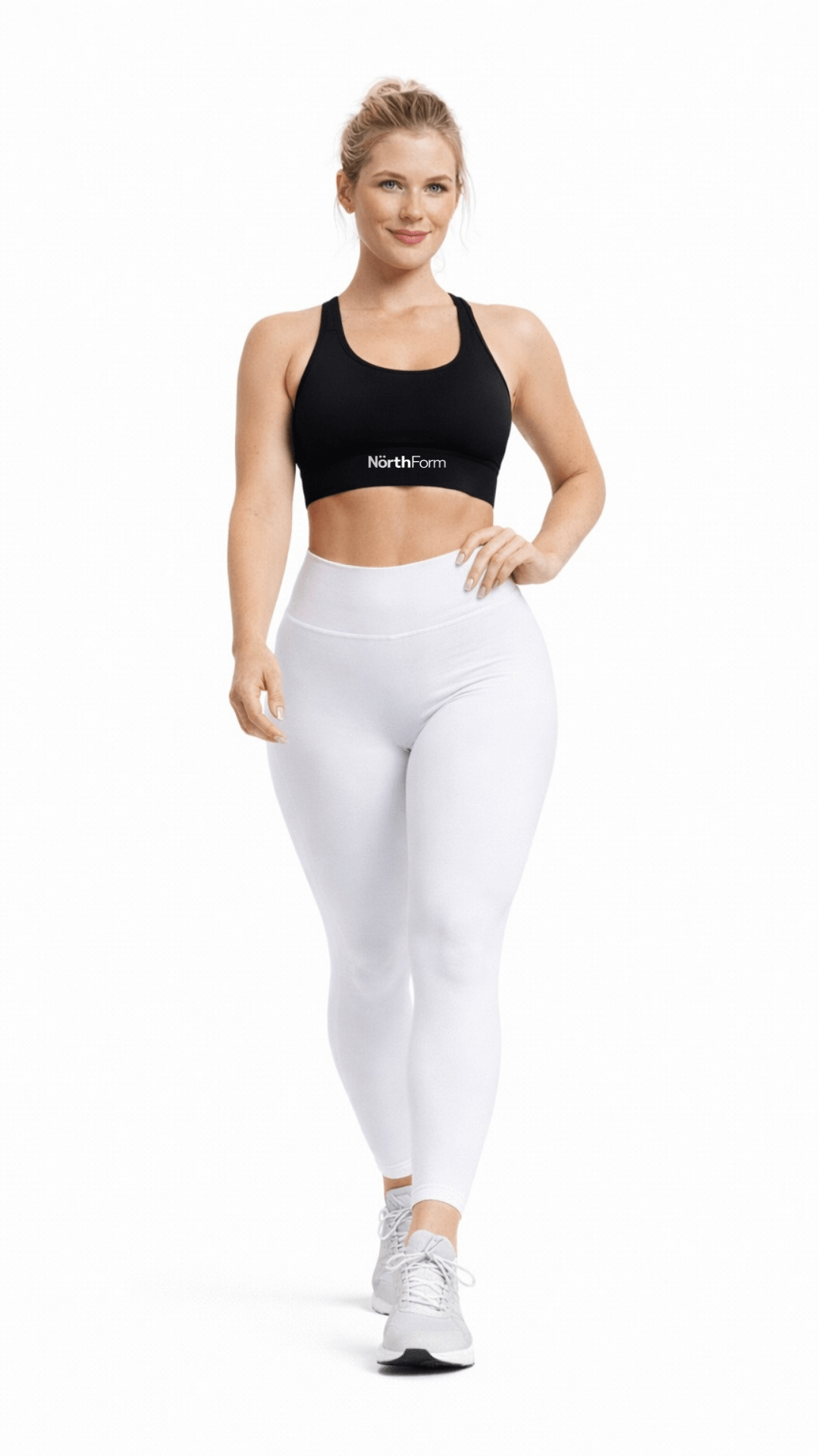 NörthForm Sculpt Cross Top – Black Edition - NörthForm ApS