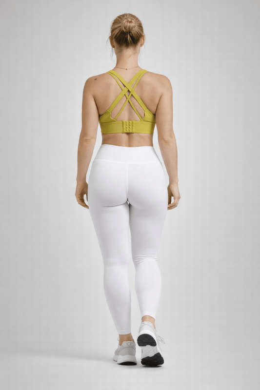 NörthForm Sculpt Cross Top – Yellowish Edition - NörthForm ApS
