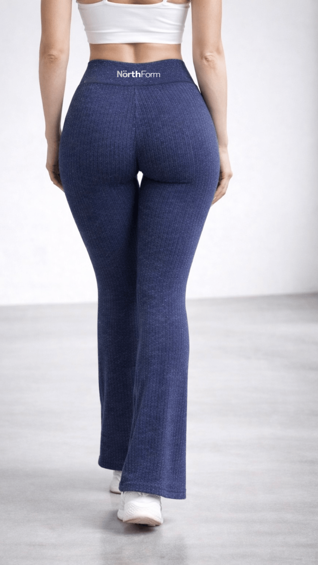 NörthForm Sculpt Flare Leggings – Blue Edition - NörthForm ApS