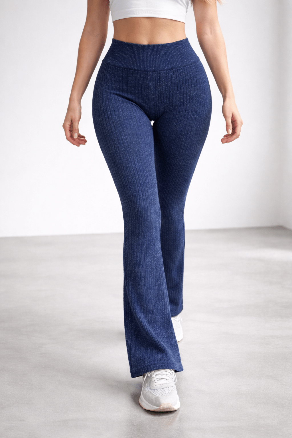NörthForm Sculpt Flare Leggings – Blue Edition - NörthForm ApS