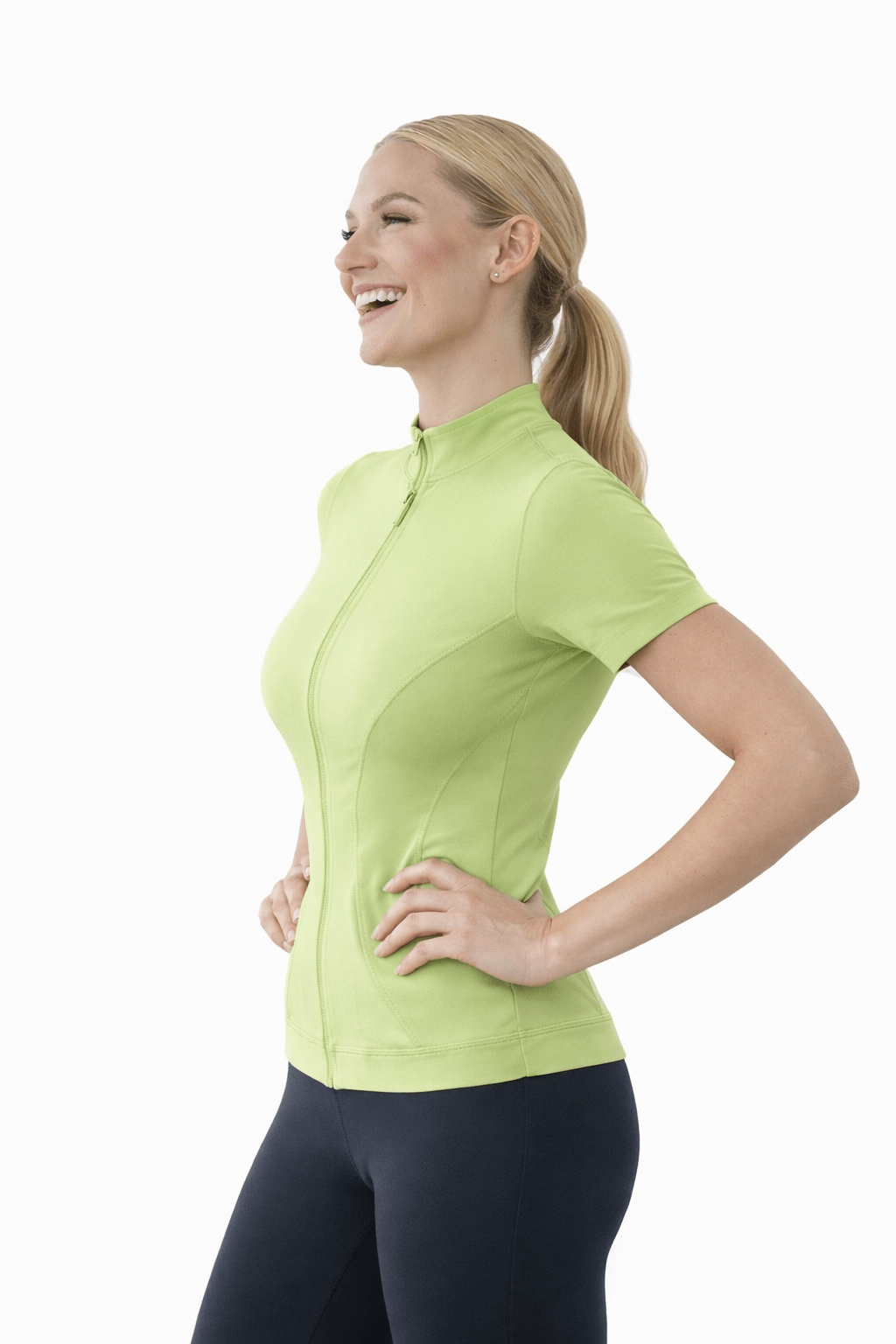 NörthForm Sculpt Zip Jacket CoreFit - Matcha - NörthForm ApS
