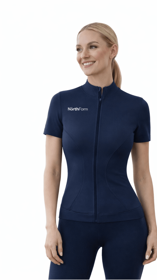 NörthForm Sculpt Zip Jacket CoreFit - Navy - NörthForm ApS