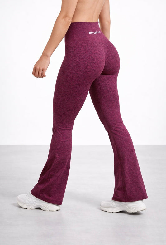NörthForm Seamless Flare Leggings – Sculpt & Lift Fit - NörthForm ApS