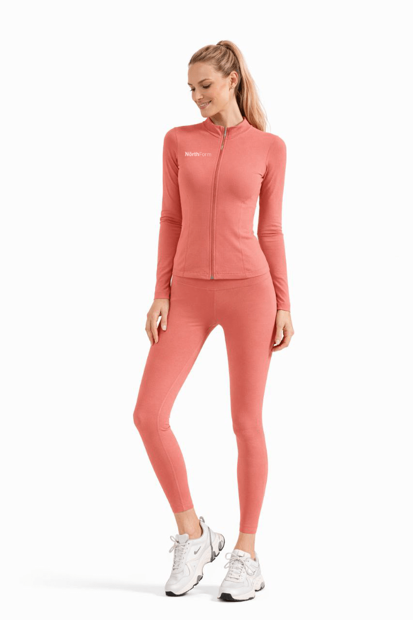 NörthForm Core zip set - Peach - NörthForm ApS